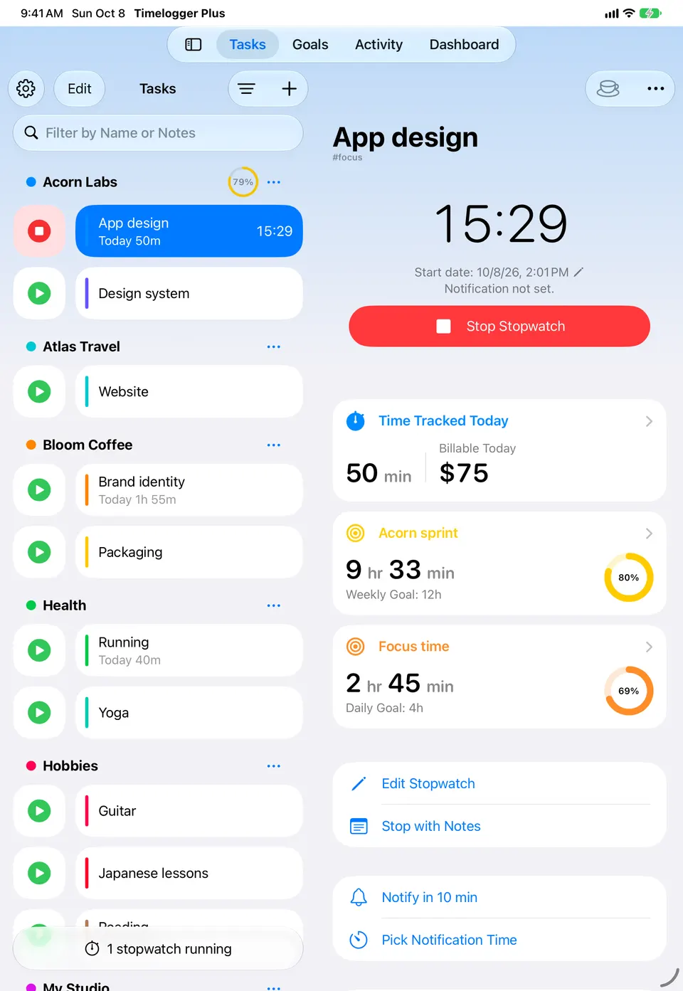 iCloud sync (Premium)
