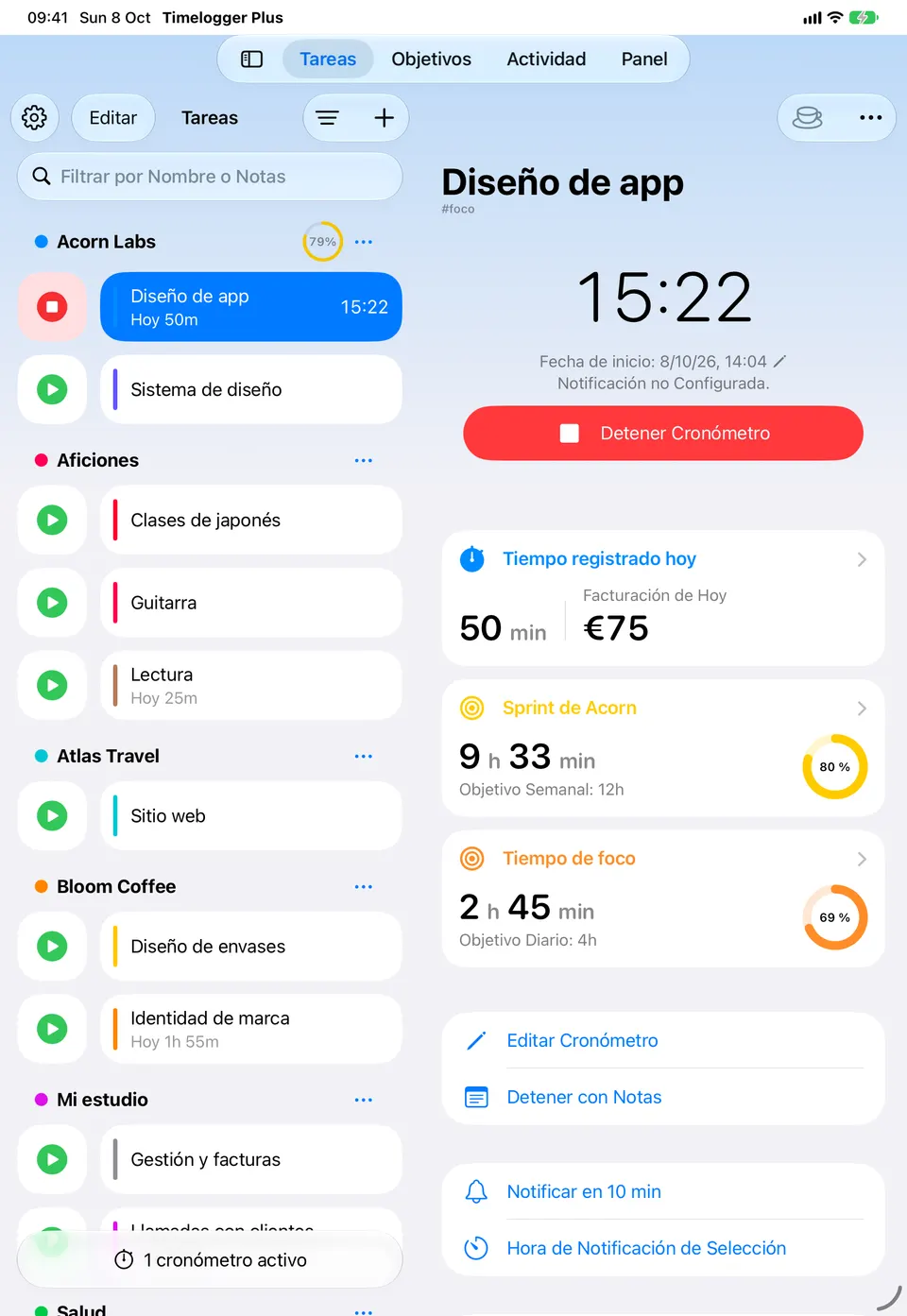 Sincronización con iCloud (Premium)