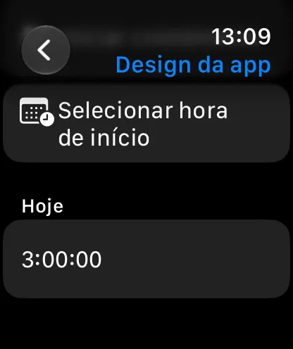 Apple Watch com o total de hoje de uma tarefa